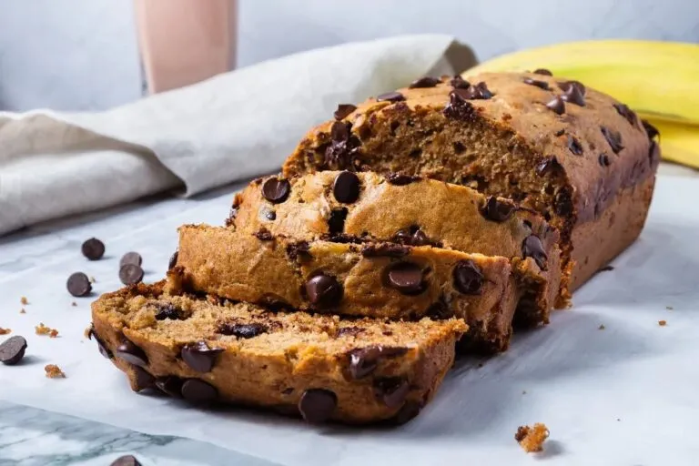 Healthy Chocolate Chip Banana Bread Recipe