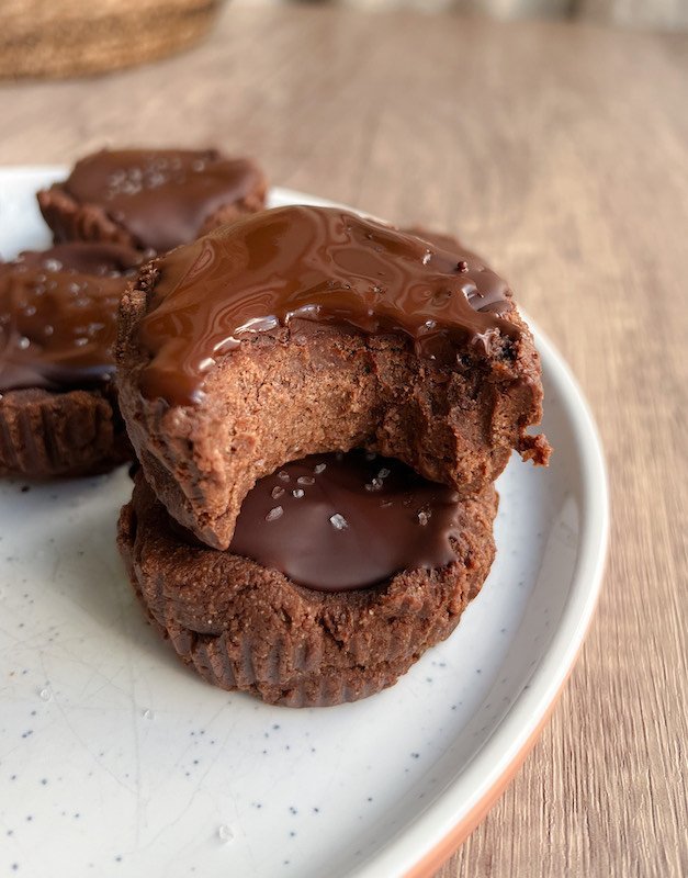 Decadent No-Bake Almond Butter Brownie Cups