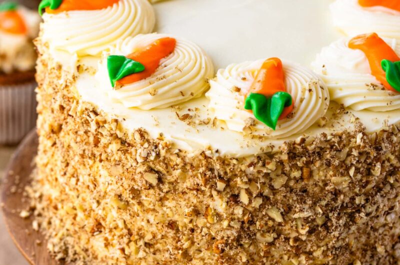 Classic Carrot Cake with Cream Cheese Frosting: A Timeless Delight