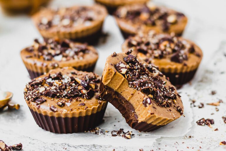 Decadent No-Bake Almond Butter Brownie Cups