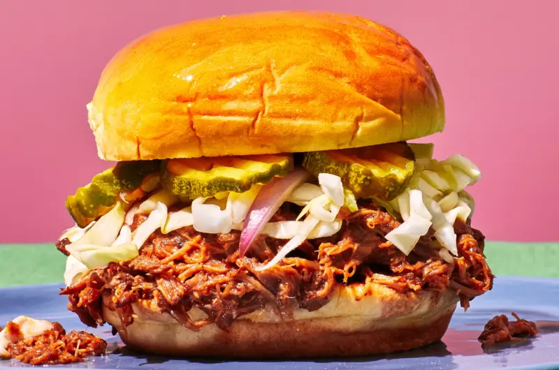 Slow Cooker BBQ Pulled Pork Sandwiches