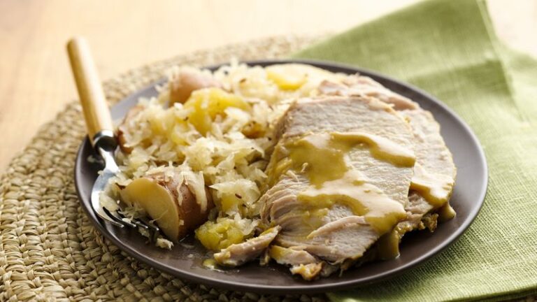 Ale’d Pork and Sauerkraut Slow Cooker Recipe