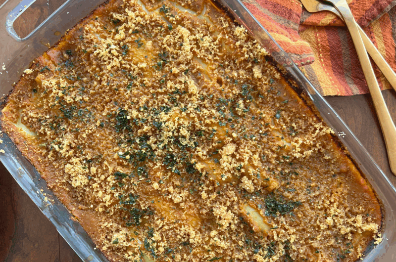 Gluten and Dairy Free Lasagna Roll Ups with Pumpkin Sauce