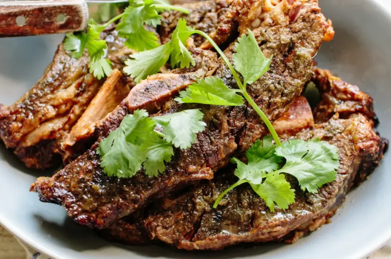 Korean Braised Short Ribs (Slow Cooker Recipe)
