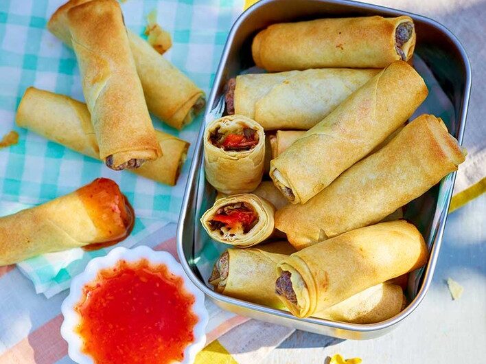 The Best Spring Roll Recipe with an Air Fryer