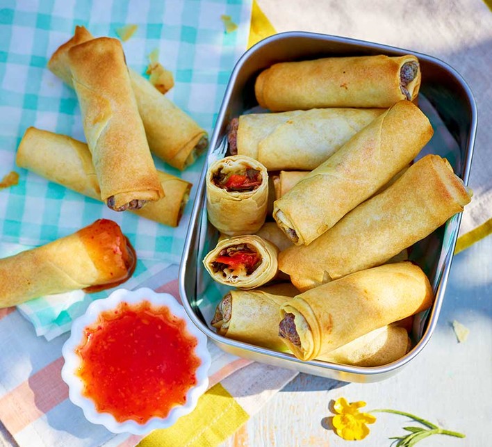 The Best Spring Roll Recipe with an Air Fryer