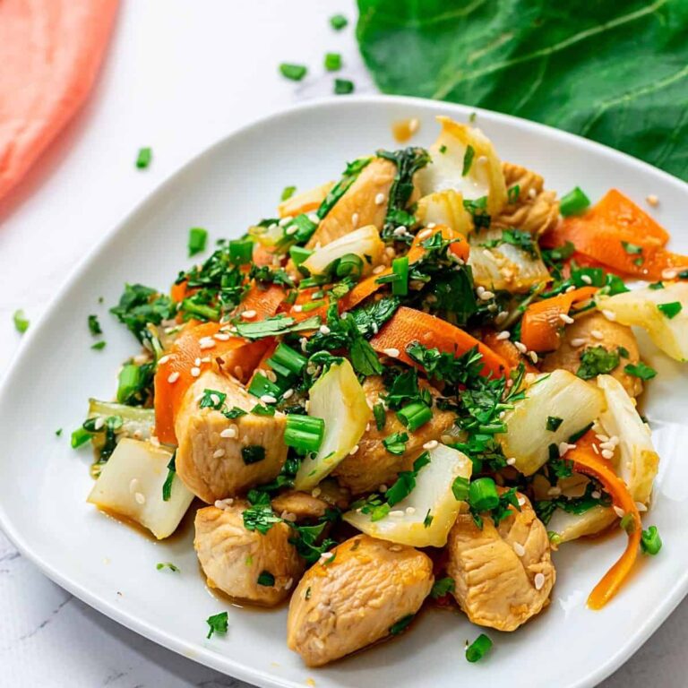 Asian-Inspired Mahogany Chicken and Bok Choy Recipe