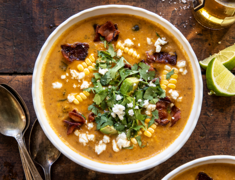 Truffle Corn Chowder Slow Cooker Recipe