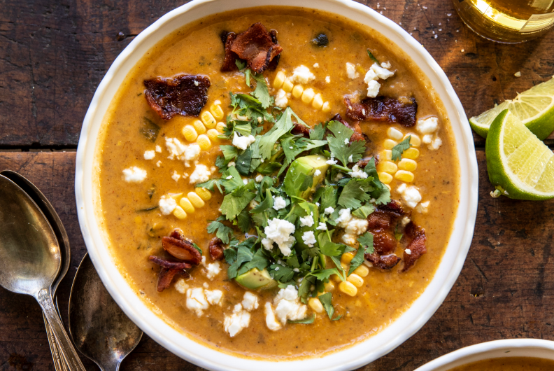 Truffle Corn Chowder Slow Cooker Recipe