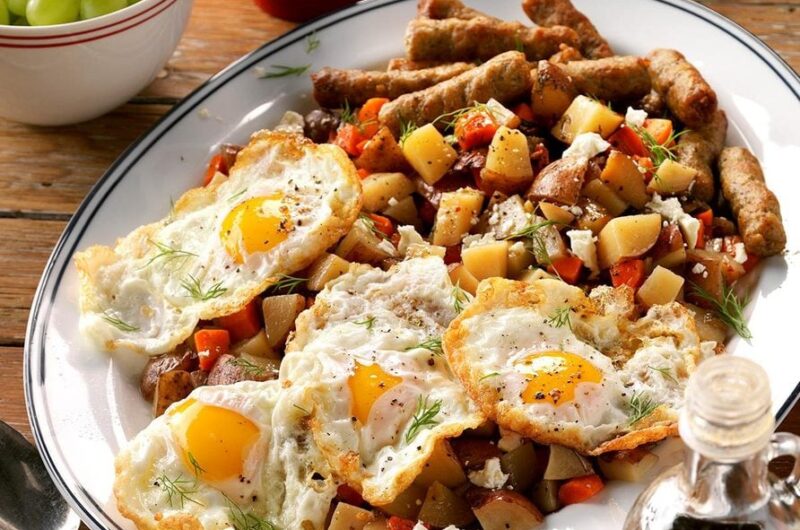 Loaded Breakfast Hash Slow Cooker Recipe