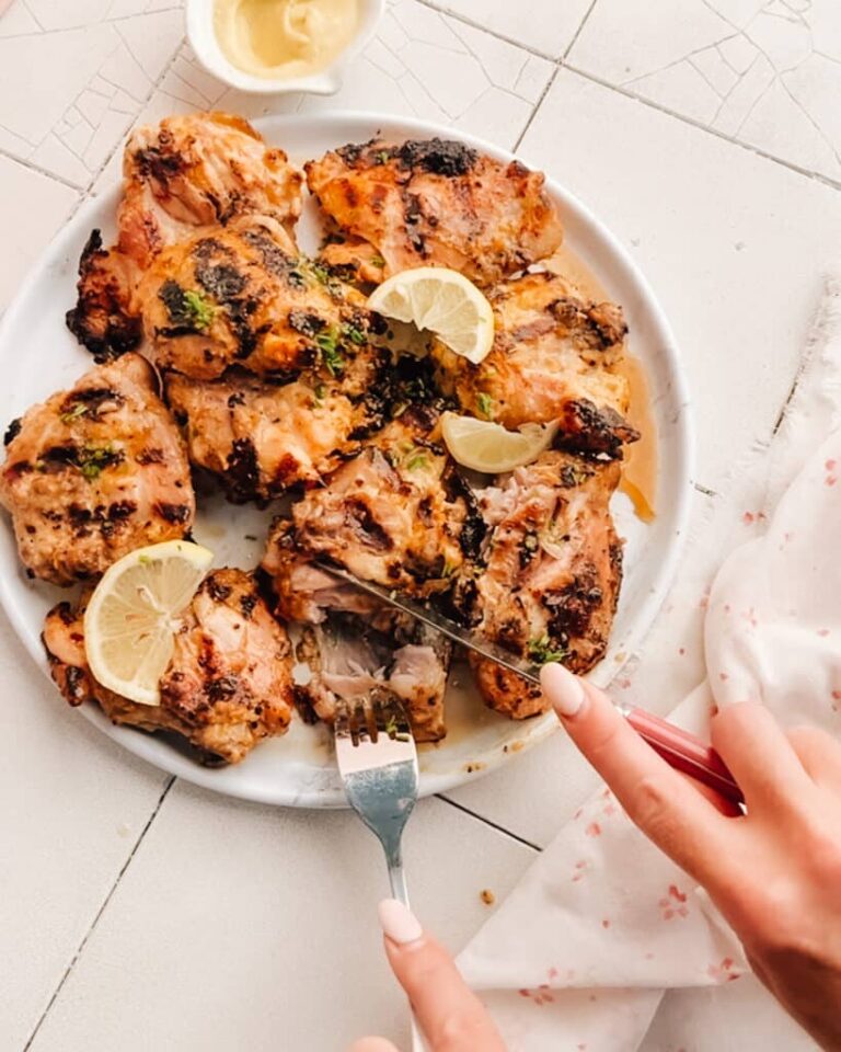 Garlic, Honey, and Mustard Marinated Chicken