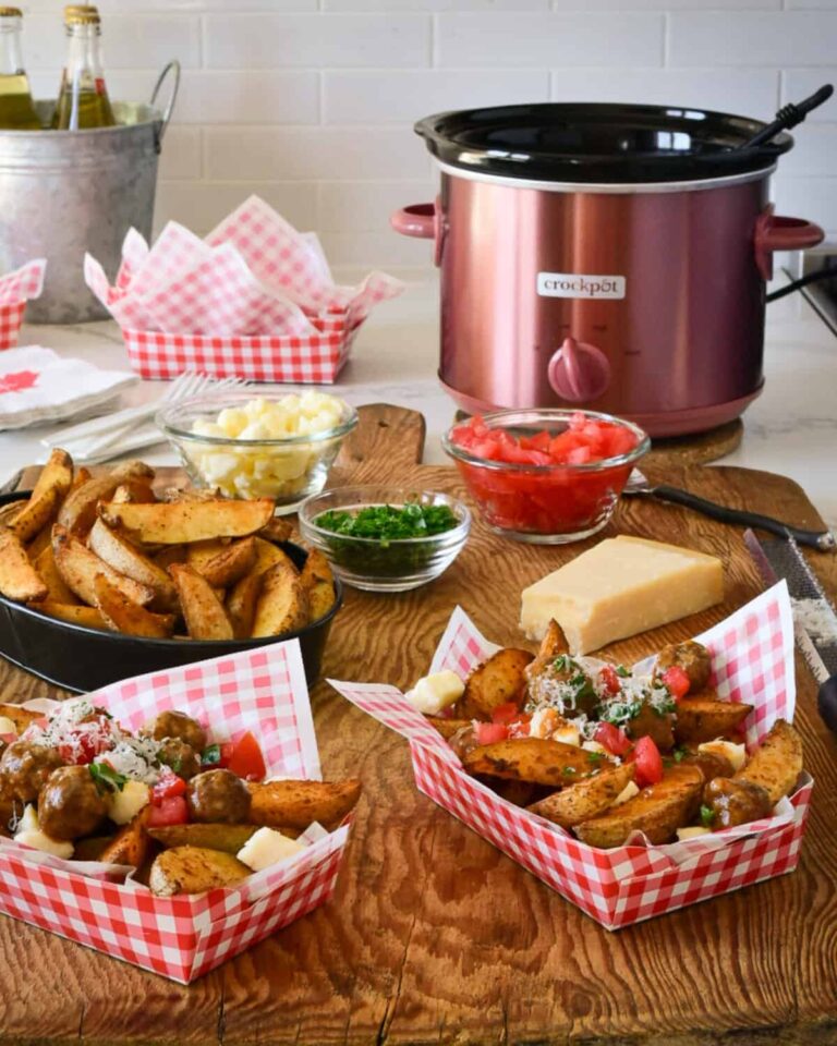 Poutine with Meatballs: A Canadian Classic Made Simple in the Crock‑Pot®