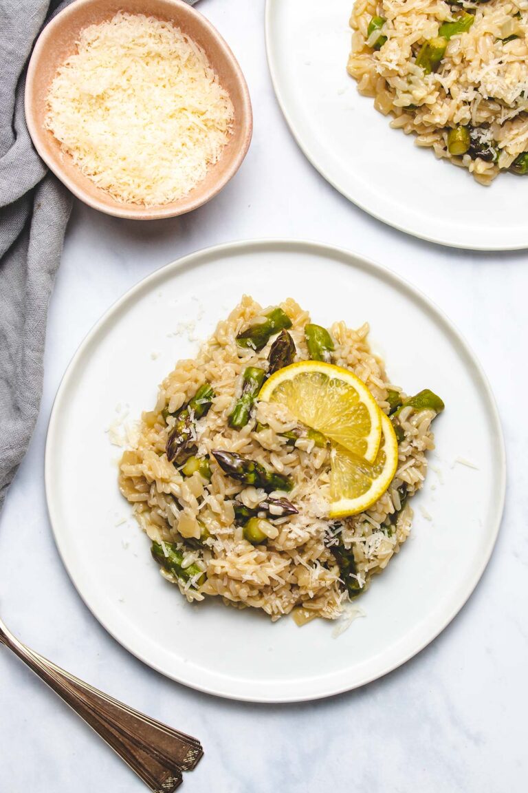 Asiago and Asparagus Risotto-Style Rice Express Pressure Cooker Recipe