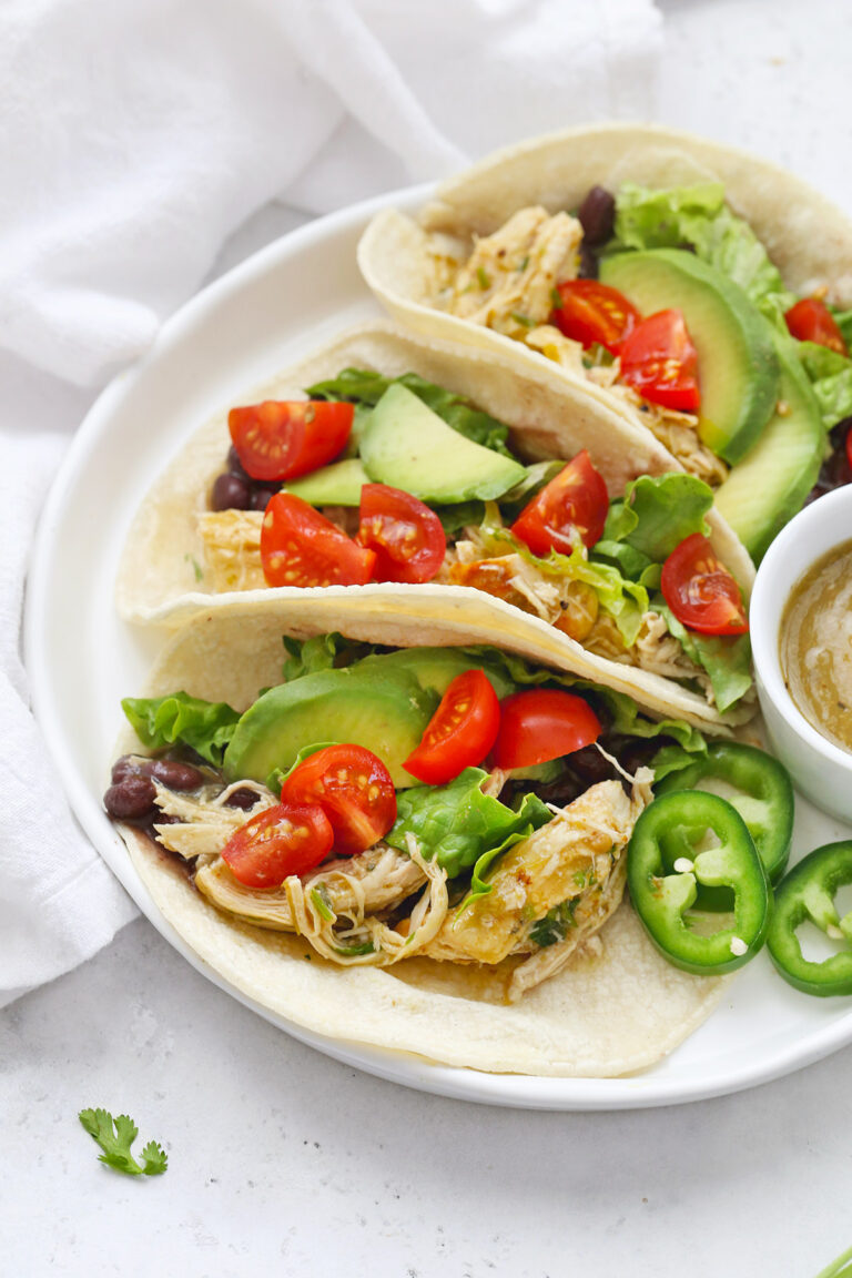 Pressure Cooker Salsa Verde Chicken Tostadas: A Fresh and Flavorful Crowd-Pleaser