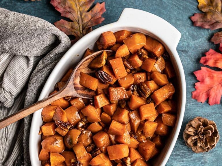 Maple Pecan Sweet Potato Casserole