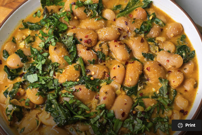 Creamy Pumpkin Butter Beans