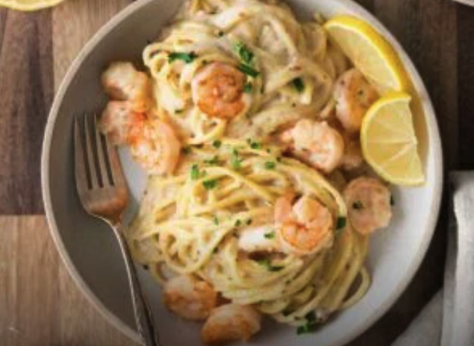 Pasta Weesie Recipe – Creamy Alfredo with Lemon Butter Shrimp
