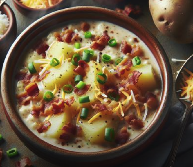 Saltgrass Baked Potato Soup Recipe – Creamy Comfort in a Bowl