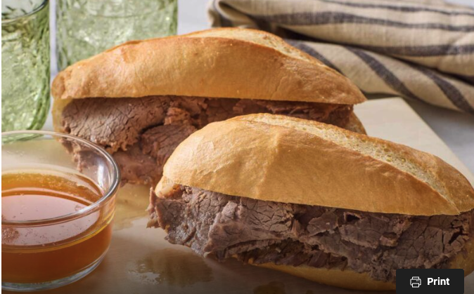 French Dip Sandwich Slow Cooker Recipe