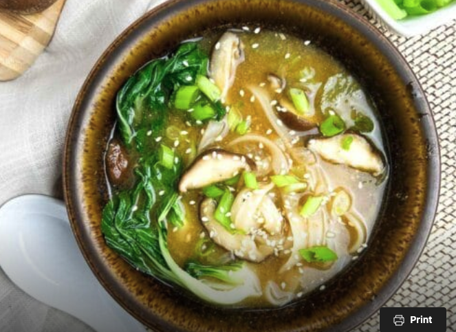 Chicken Miso Soup with Shiitake Mushrooms: A Comforting Pressure Cooker Recipe