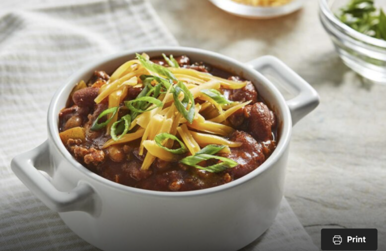 Easy Pleas’n 1-2-3 Slow Cooker Chili Recipe