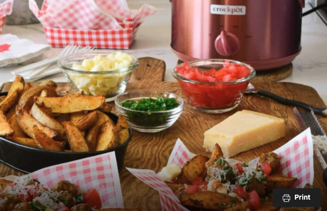 Poutine with Meatballs: A Canadian Classic Made Simple in the Crock‑Pot®