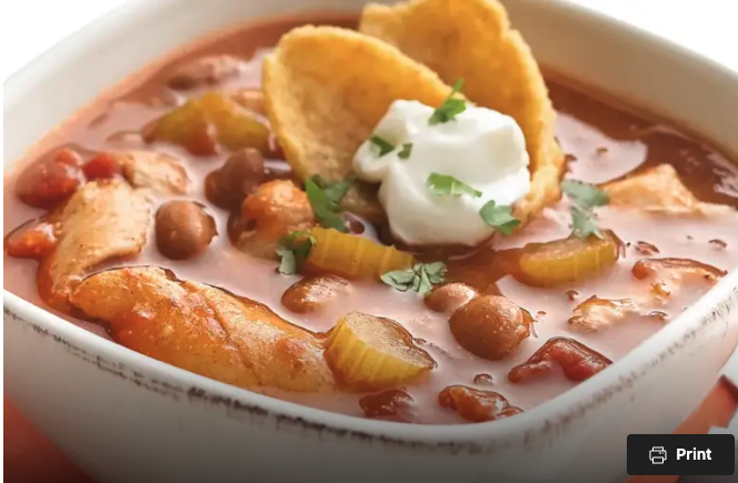 Fiesta Chicken Chili (Slow Cooker Recipe)