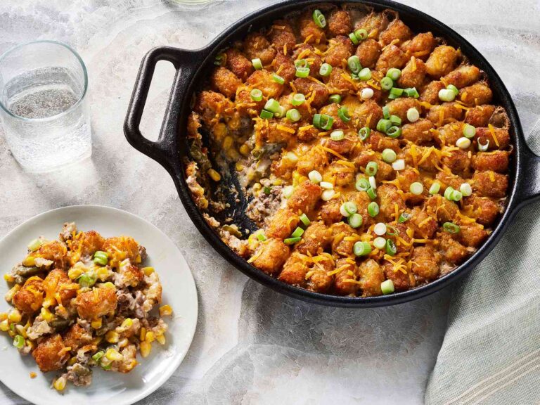 Hotdish Tater Tot Casserole Slow Cooker Recipe