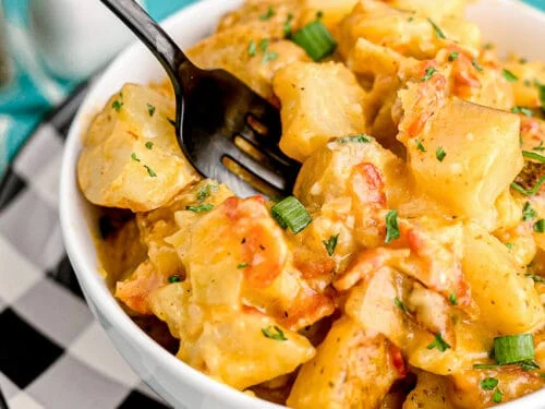 Bacon and Cheese Brunch Potatoes Express Pressure Cooker Recipe