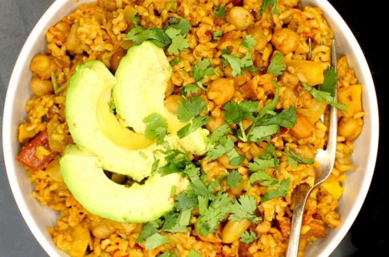 Easy Chickpea Rice Pilaf