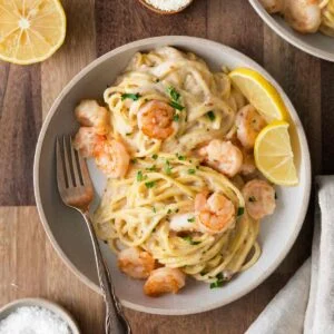 Pasta Weesie Recipe – Creamy Alfredo with Lemon Butter Shrimp