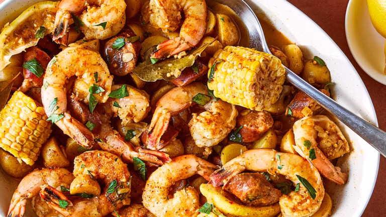 Slow Cooker Shrimp Boil
