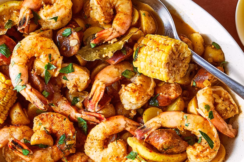 Slow Cooker Shrimp Boil