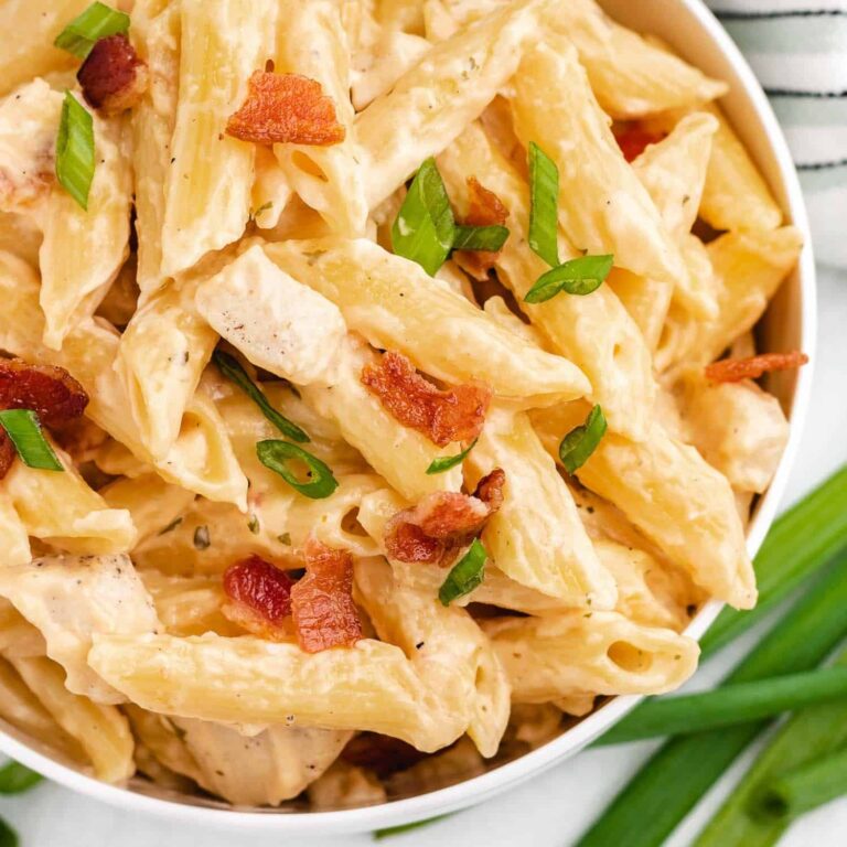 Crack Chicken Pasta: A Quick and Creamy Pressure Cooker Delight