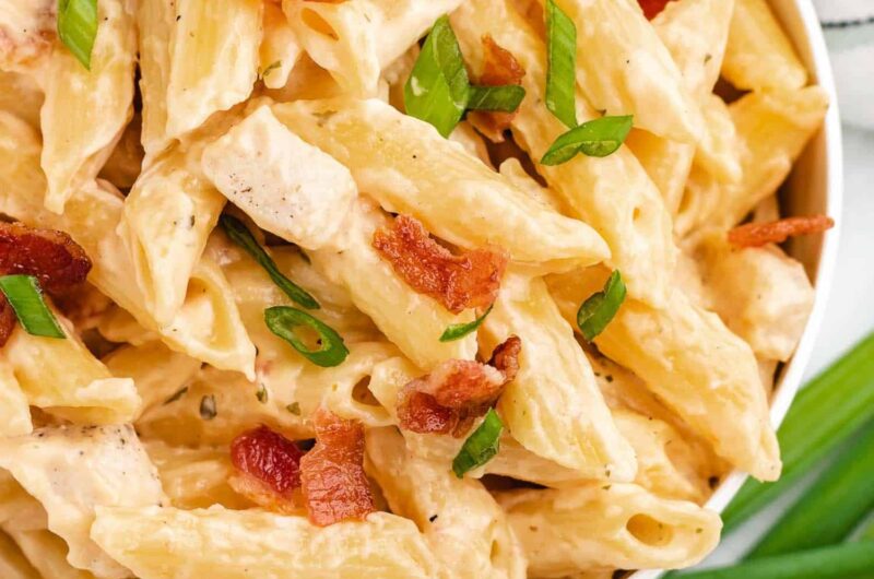 Crack Chicken Pasta: A Quick and Creamy Pressure Cooker Delight