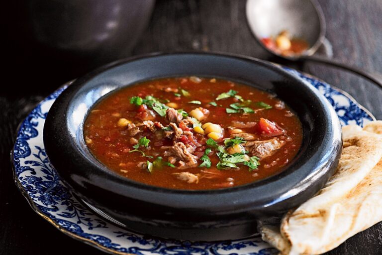 Moroccan Harira Soup (Slow Cooker Recipe)