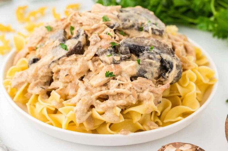 Cozy Up with 3-Cheese Chicken and Noodles: A Slow Cooker Delight