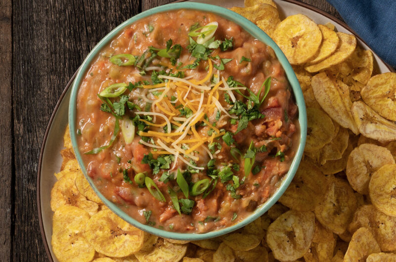 Black Bean Dip with Seared Chorizo Multicooker Recipe