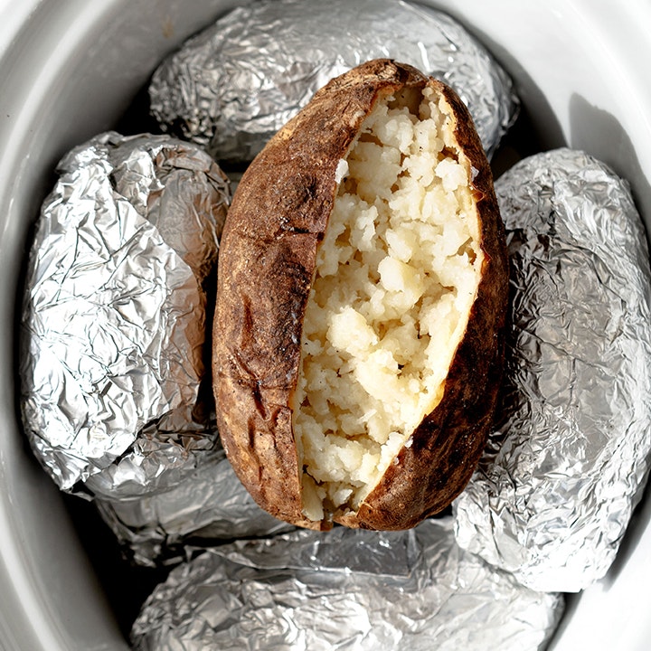 Slow Cooker “Baked” Potatoes