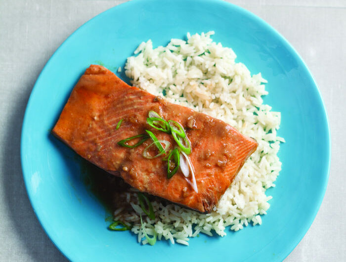 Slow Cooker Miso-Poached Salmon