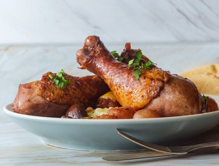 Simple Slow Cooker Coq au Vin