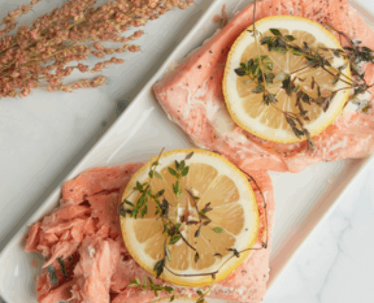 Mediterranean Salmon (Sous-Vide Style in the Slow Cooker)